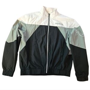 True Religion Colorblock Windbreaker Men's Small GUC